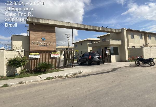 Apartamento em Cabo Frio, Lot Monte Carlo, Estrada Cabo Frio Retiro, N. 73, Apto 201, Bl 76, Vg 174, RJ. Área: 50.4m2