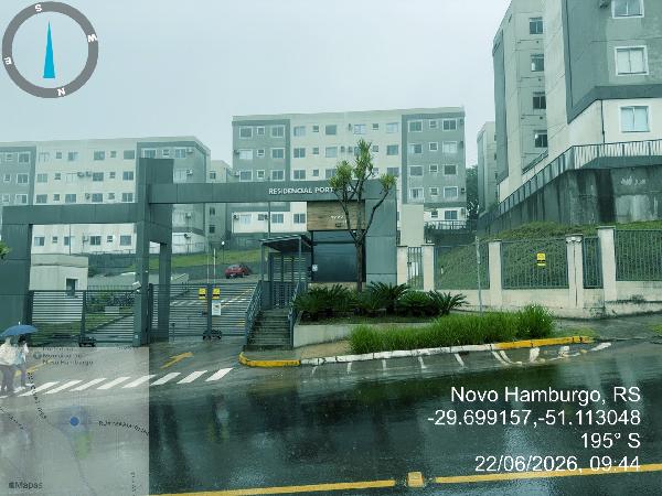 Apartamento em Novo Hamburgo, Canudos, Rua Maria Olinda Telles, N. 1222, Apto 204, Bl 10 Vg 188, RS. Área: 40.82m2