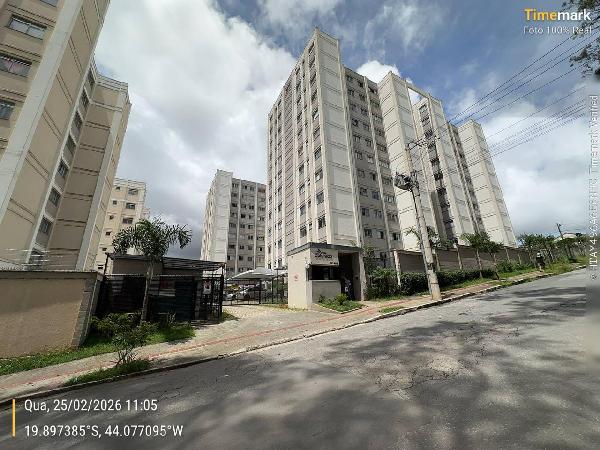 Apartamento em Contagem, Olinda, Rua Albert Schwaitzer, N. 405, Apto 206, Bl B Lt 01 Qd 16 Vg 96, MG. Área: 46.96m2