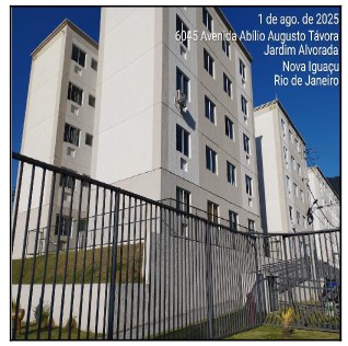 Apartamento em Nova Iguaçu, Cabucu, Avenida Abilio Augusto Tavora, N. 6045, Apto 201, Bl 01, RJ. Área: 40.54m2