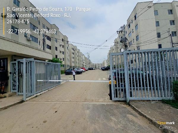 Apartamento em Belford Roxo, Sao Vicente, Rua Sargento Geraldo Pedro De Souza, N. 80, Apto 512, Bl 01, RJ. Área: 41.27m2