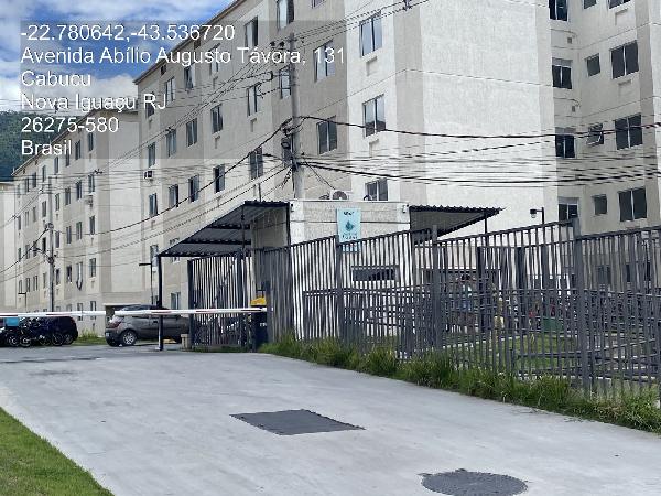 Apartamento em Nova Iguaçu, Cabucu, Avenida Abilio Augusto Tavora, N. 6045, Apto 101, Bl 01, RJ. Área: 40.54m2