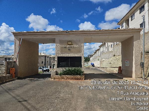Apartamento em Luziânia, Fazenda Saia Velha, Rua Araguaia, N. Sn, Apto 202, Duplex, Bl 23, Gleba Ga5, GO. Área: 57.72m2