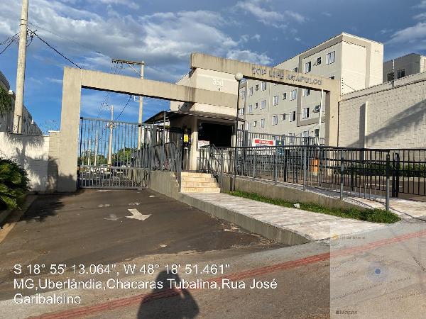 Apartamento em Uberlândia, Chacaras Tubalina E Quartel, Rua Jose Garibaldino, N. 350, Apto 401, Bl 10, MG. Área: 39.3m2