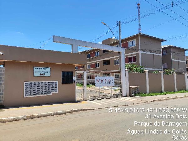 Apartamento em Águas Lindas de Goiás, Parque Da Barragem Setor 05, Avenida 2, N. Sn, Apto 102, Bl I, Cj A, Lt 27a, Qd 11, Setor 05, GO. Área: 44.77m2