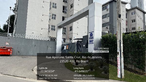 Apartamento em Rio de Janeiro, Santa Cruz, Rua Aporuna, N. 397, Apto 303, Bl 03, RJ. Área: 55.71m2