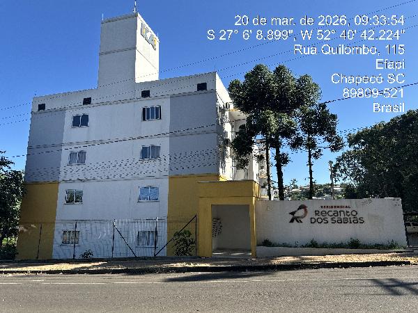 Apartamento em Chapecó, Efapi, Rua Santa Paulina, N. 474 E, Apto A203, Bl A Qd 1351 Lt33, SC. Área: 45.18m2