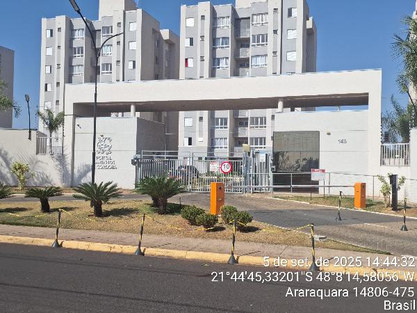 Apartamento em Araraquara, Jardim São Rafael I, Rua Roberto Aparecido Guilherme, N. 145, Apto 303, Torre 04, SP. Área: 47.85m2