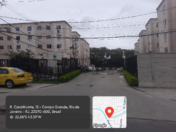 Apartamento em Rio de Janeiro, Campo Grande, Rua Constituinte Do Bairro Iracema, N. 75, Apto 208, Bl 06, RJ. Área: 40.54m2