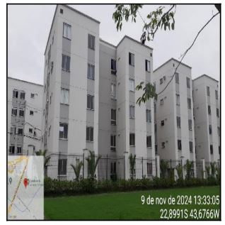 Apartamento em Rio de Janeiro, Santa Cruz, Rua Projetada  A, N. 330, Apto 203, Bl 08, RJ. Área: 44m2
