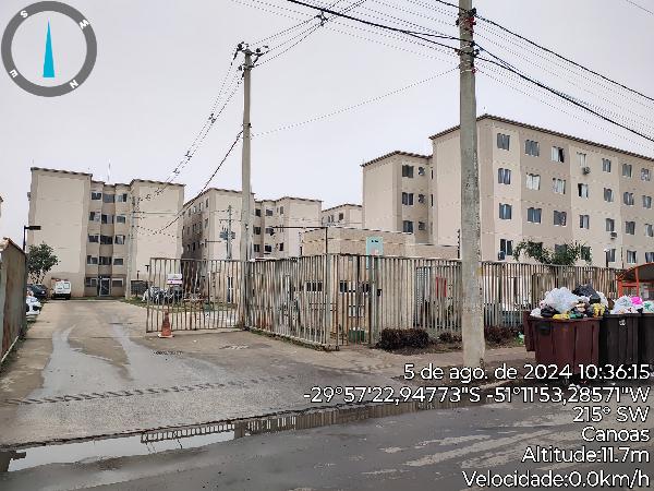 Apartamento em Canoas, Rio Branco, Rua Machadinho, N. 1704, Apto 202, Bl 07, RS. Área: 41.19m2