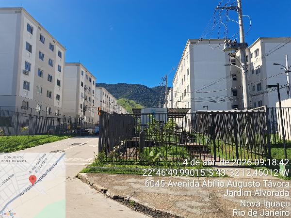 Apartamento em Nova Iguaçu, Cabucu, Avenida Abilio Augusto Tavora, N. 6045, Apto 203, Bl 15 2° Pav, RJ. Área: 40.54m2