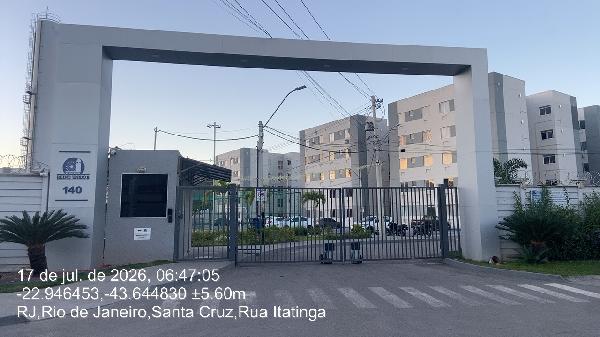 Apartamento em Rio de Janeiro, Santa Cruz, Rua Itatinga, N. 140, Apto 202, Bl 14, RJ. Área: 43.22m2