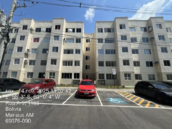 Apartamento em Manaus, Lago Azul, Avenida Das Torres, N. 8292, Apto 409, Bl 03 4° Pavimento, AM. Área: 41.37m2