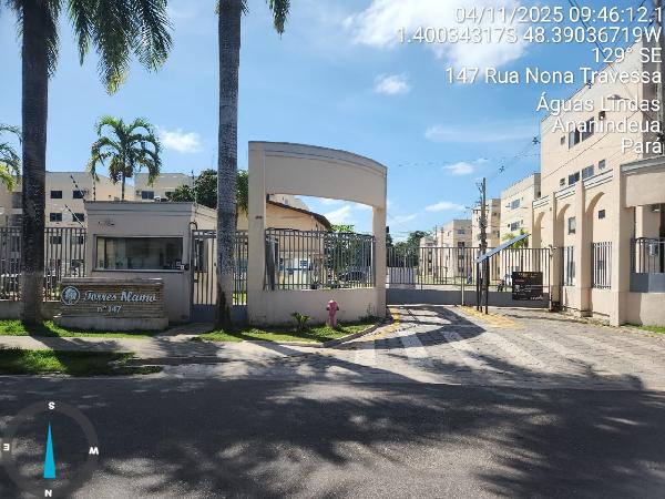 Apartamento em Ananindeua, Aguas Lindas, Rua Nona Travessa, N. Sn, Apto 04, Bl 13 Qd F  Vg G16, PA. Área: 59.23m2