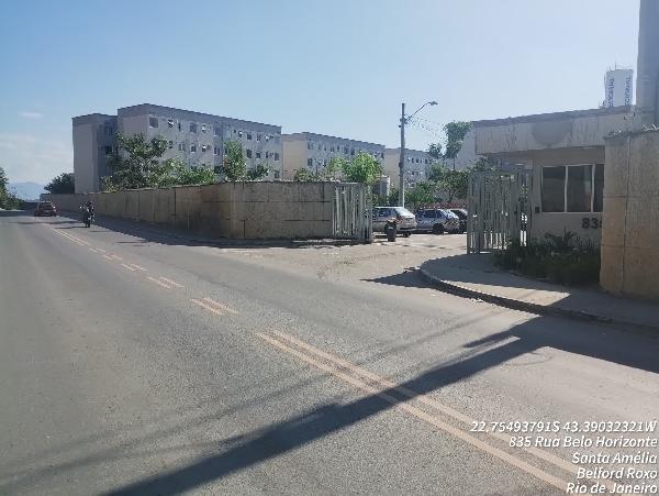 Apartamento em Belford Roxo, Santa Amelia, Rua Belo Horizonte, N. 855, Apto 504, Bl 19, Lt 02, RJ. Área: 43.29m2