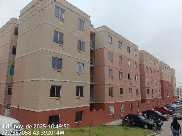 Apartamento em Belford Roxo, Das Gracas, Rua Belo Horizonte, N. 581, Apto 312, Torre T2, Lt 02, RJ. Área: 45.18m2