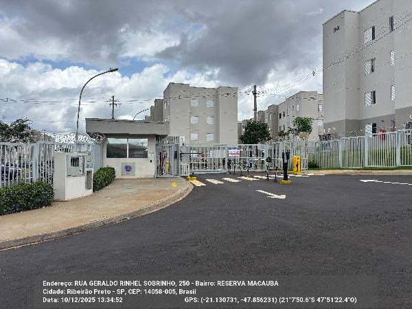 Apartamento em Ribeirão Preto, Reserva Macauba, Rua Geraldo Rinhel Sobrinho, N. 250, Apto 207, Bl 03, SP. Área: 43.27m2