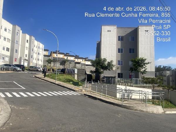 Apartamento em Poá, Vila Perracini, Rua Clemente Cunha Ferreira, N. 940, Apto 312, Bl 03, SP. Área: 43.34m2