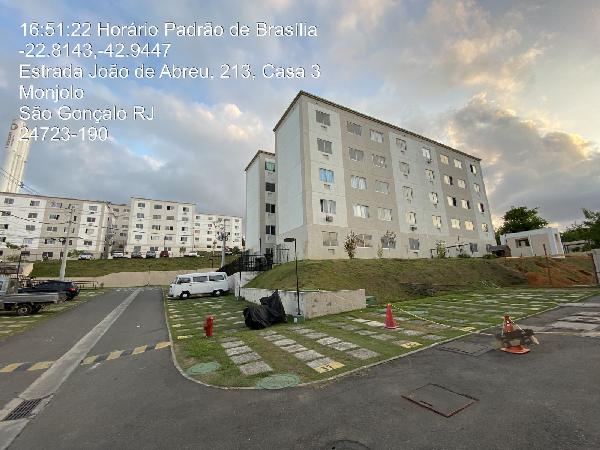 Apartamento em São Gonçalo, Monjolos, Estrada Joao De Abreu, N. Sn, Apto 502, Bl 21, RJ. Área: 47.67m2