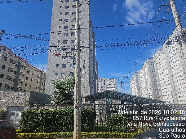 Apartamento em Guarulhos, Vila Nova Bonsucesso, Rua Turvolandia, N. 839, Apto 183, Bl 01, SP. Área: 42.09m2