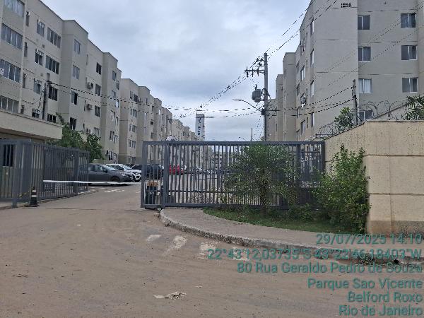 Apartamento em Belford Roxo, Sao Vicente, Rua Sargento Geraldo Pedro De Souza, N. 80, Apto 506, Bl 06, RJ. Área: 41.27m2