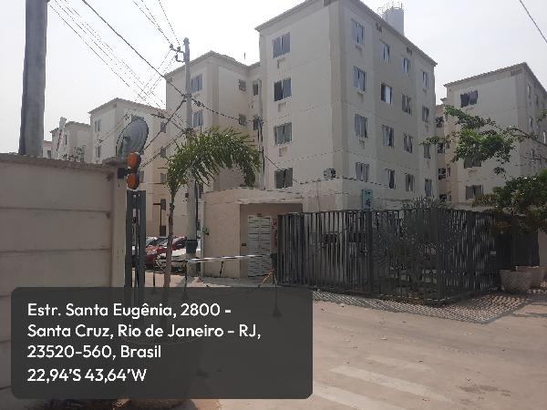 Apartamento em Rio de Janeiro, Santa Cruz, Estrada De Santa Eugenia, N. 2800, Apto 101, Bl 13, RJ. Área: 40.54m2