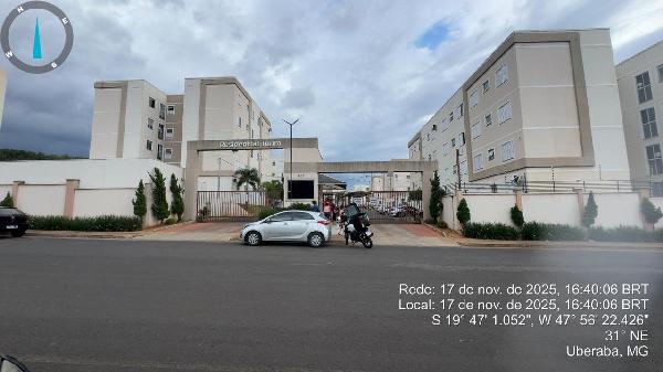 Apartamento em Uberaba, Recreio Dos Bandeirantes, Rua Alvaro Jacinto Da Cruz, N. 471, Apto 302, Bl 12 Vg 190, MG. Área: 39.3m2