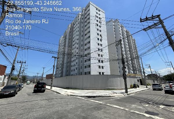 Apartamento em Rio de Janeiro, Ramos, Rua Sargento Silva Nunes, N. 250, Apto 807, Bl 02, RJ. Área: 40m2 Apartamento em Rio de Janeiro, Ramos, Rua Sargento Silva Nunes, N. 250, Apto 807, Bl 02, RJ. Área: 40m2