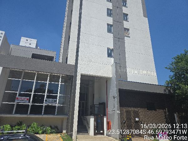 Apartamento em São Paulo, Lapa, Rua Mateo Forte, N. 85, Apto 1712, Tr 2 Pav 17 Sob Cond 2 His 2 Hmp, SP. Área: 34.4m2