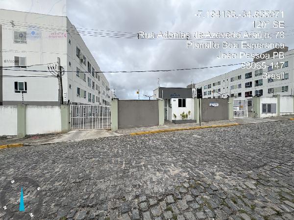 Apartamento em João Pessoa, Planalto Boa Esperanca, Rua Adonias De Azevedo Araujo, N. 85, Apto 401, Bloco A, PB. Área: 57.84m2