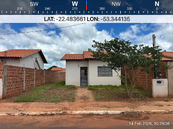 Casa em Taquarussu, Taquarussu, Rua Antonio Soares, N. 197, Lt 19 Qd 02, MS. Área: 44.09m2