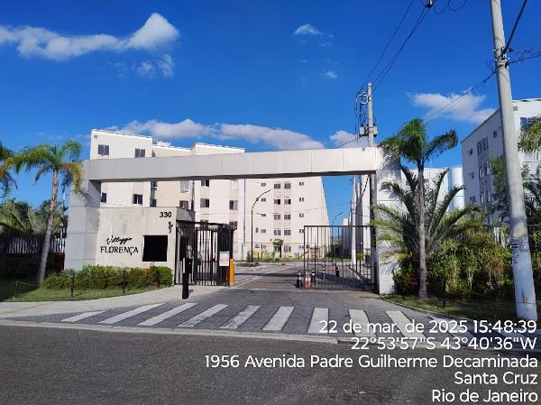Apartamento em Rio de Janeiro, Santa Cruz, Rua Projetada A, N. 330, Apto 204, Bl 10, RJ. Área: 44m2