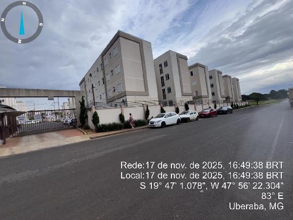 Apartamento em Uberaba, Recreio Dos Bandeirantes, Rua Alvaro Jacinto Da Cruz, N. 471, Apto 203, Bl 18 Vg 283, MG. Área: 39.3m2