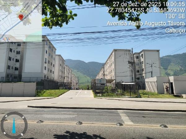 Apartamento em Nova Iguaçu, Cabuçu, Avenida Abilio Augusto Tavora, N. 6045, Apto 204, Bl 16 Lt 01, RJ. Área: 40.54m2