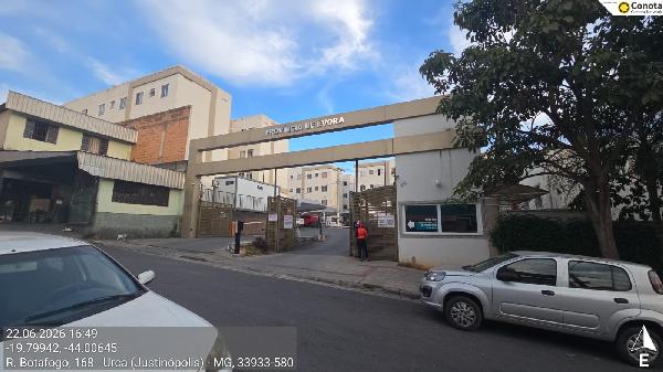 Apartamento em Ribeirão das Neves, Urca (justinopolis), Rua Botafogo, N. 325, Apto 104, Bl  42 Vg 269, MG. Área: 38.4m2