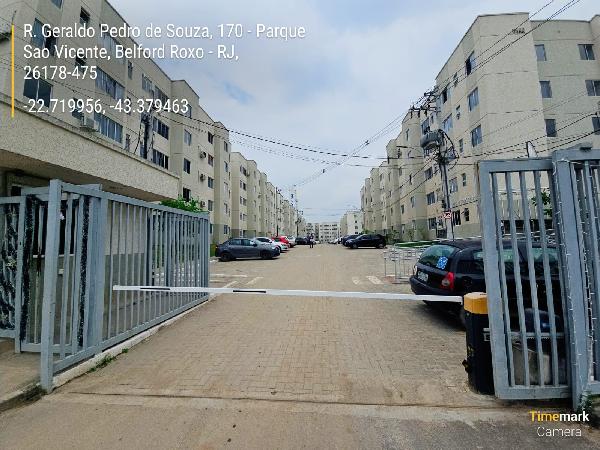 Apartamento em Belford Roxo, Sao Vicente, Rua Sargento Geraldo Pedro De Souza, N. 80, Apto 405, Bl 02, RJ. Área: 41.06m2