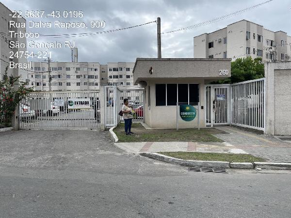 Apartamento em São Gonçalo, Tribobo, Rua Dalva Raposo, N. 260, Apto 204, Bl 09, RJ. Área: 41.19m2