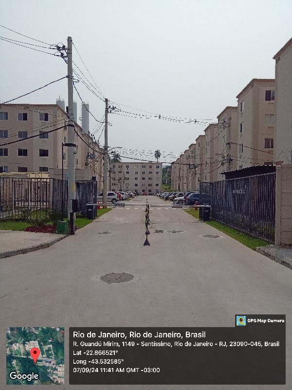 Apartamento em Rio de Janeiro, Santíssimo, Rua Guandu Mirim, N. 1129, Apto 108, Bl 12, RJ. Área: 40.54m2