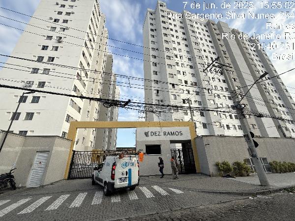 Apartamento em Rio de Janeiro, Ramos, Rua Sargento Silva Nunes, N. 250, Apto 1201, Bl 01, RJ. Área: 42m2