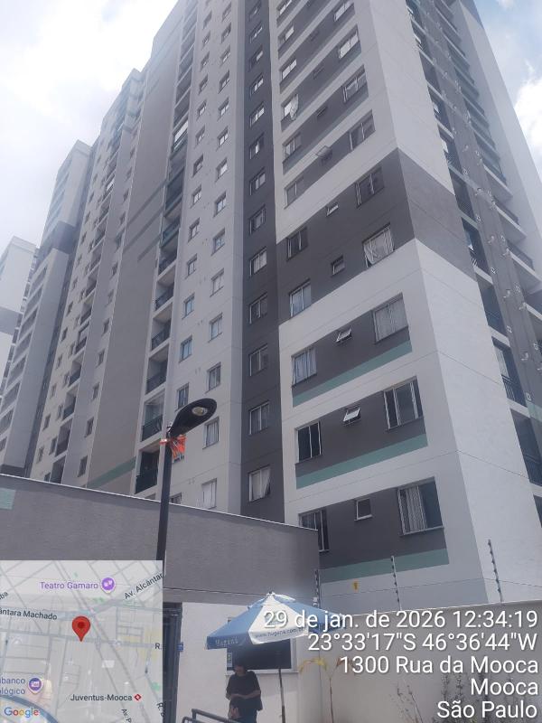 Apartamento em São Paulo, Mooca, Rua Da Mooca, N. 1300, Apto 1803, Torre 03 His-1, SP. Área: 40.13m2