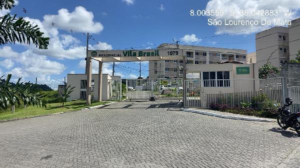 Apartamento em São Lourenço da Mata, Muribara, Rua Barao De Caruaru, N. S/N, Apto 108, Bl 01 Tipo 1, PE. Área: 46.35m2