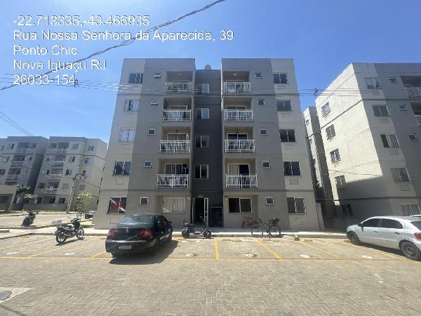 Apartamento em Nova Iguaçu, Ponto Chic, Estrada Velha De Santa Rita, N. 1052, Apto 401, Bl 18 Lt 06a3, RJ. Área: 42.61m2