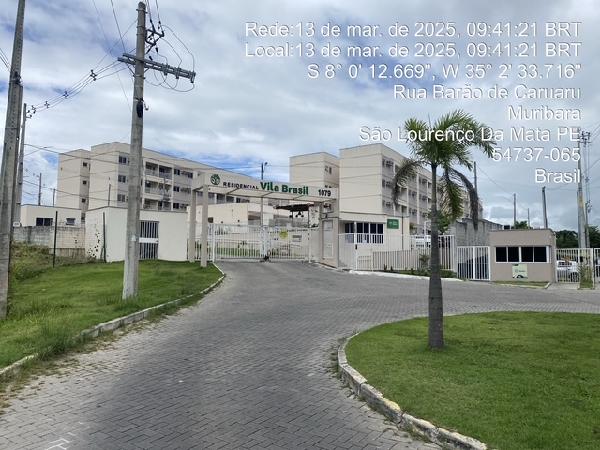 Apartamento em São Lourenço da Mata, Muribara, Rua Barao De Caruaru, N. Sn, Apto 102, Bl 07 Lt 03, PE. Área: 46.35m2