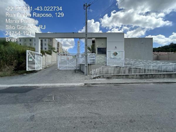 Apartamento em São Gonçalo, Maria Paula, Rua Dalva Raposo, N. 415, Apto 104, Bl 01 Glb R1e-A2, RJ. Área: 60.36m2