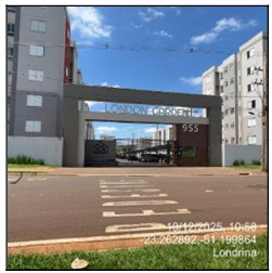 Apartamento em Londrina, Jardim Maria Celina, Avenida Rosalvo Marques Bonfim, N. 955, Apto 303, Bl 04 Pav 2/3 Lt 02 Qd 06 Vg 211, PR. Área: 47.71m2