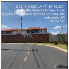 Apartamento em Indaiatuba, Mato Dentro, Avenida Senador Romeu Tuma, N. 101a, Apto 202, Bl 28 Vg 351, SP. Área: 43.47m2