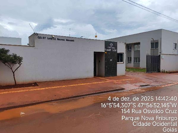 Apartamento em Cidade Ocidental, Mansoes Recreio Mossoro, Quadra 07, N. Sn, Apto 101, Bl F Lt 11 Rua Osvaldo Cruz, GO. Área: 53.54m2