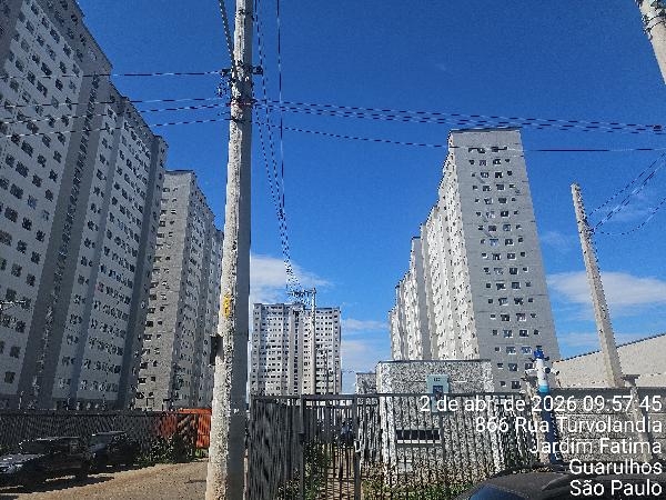 Apartamento em Guarulhos, Vila Nova Bonsucesso, Rua Turvolandia, N. 867, Apto 1202, Bl 01, SP. Área: 42.1m2