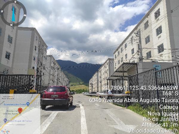 Apartamento em Nova Iguaçu, Cabucu, Avenida Abilio Augusto Tavora, N. 6045, Apto 204, Bl 25, RJ. Área: 40.54m2